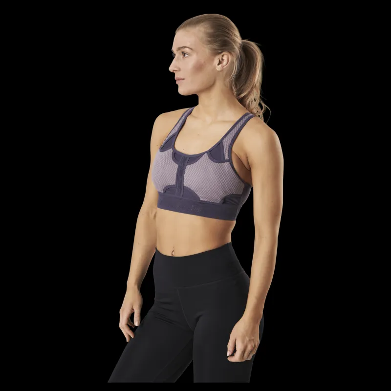 Hot Nike Swoosh Ultrabreathe Bra Purple Svart