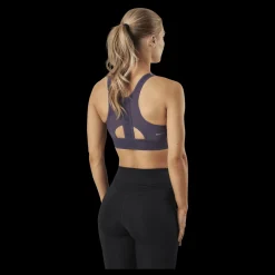Hot Nike Swoosh Ultrabreathe Bra Purple Svart