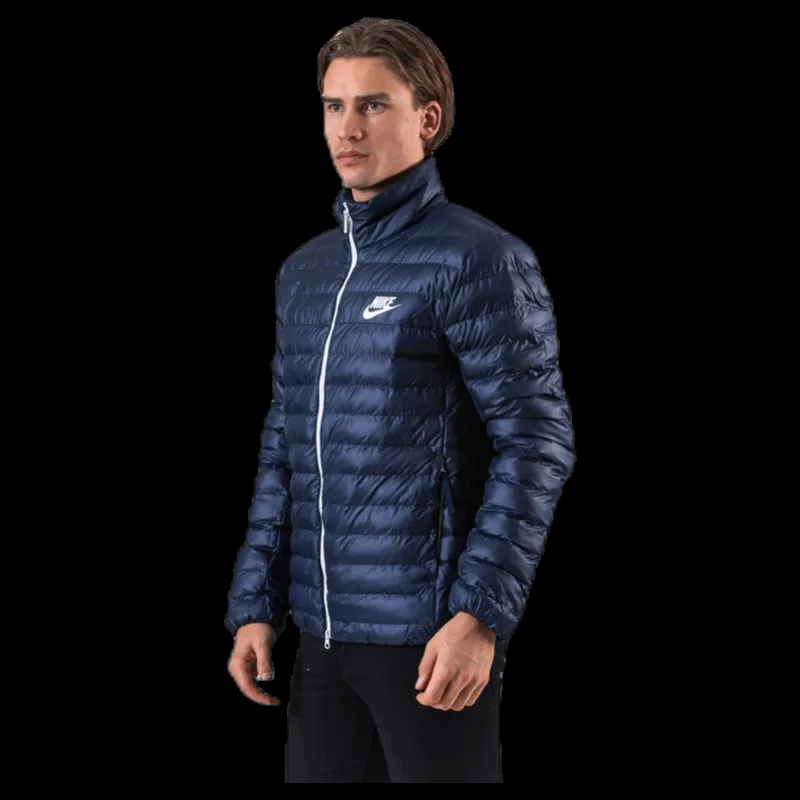 Clearance Nike Syntetic Fill Bubble Jacket Blue Blå