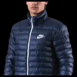 Clearance Nike Syntetic Fill Bubble Jacket Blue Blå