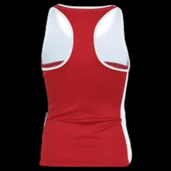 adidas T16 CC Tank YG White/Red Vit och Röd Hot