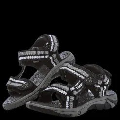Sale Tenson Tail Woven Sandal Black Svart