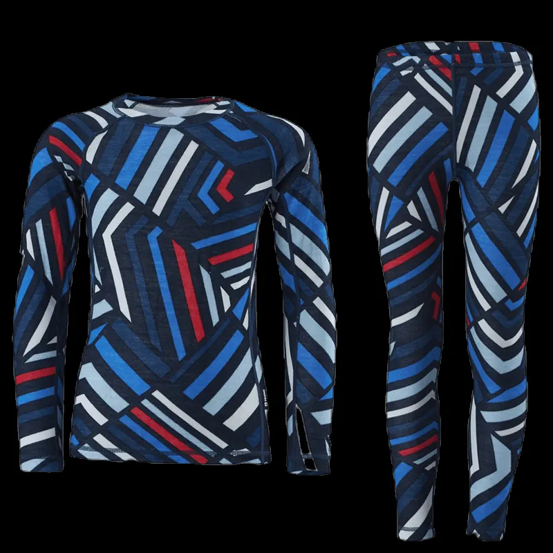 Reima Taitoa Wool/Bamboo Blue/Red Blå och Röd Online