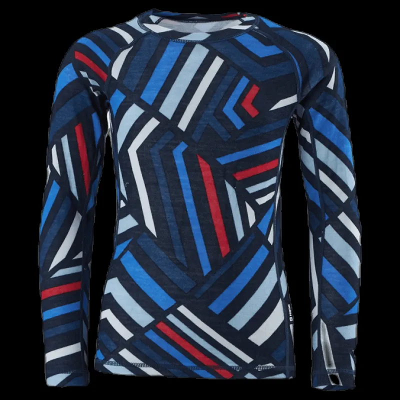 Reima Taitoa Wool/Bamboo Blue/Red Blå och Röd Online