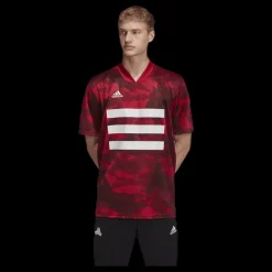 Discount adidas Tango AOP Jersey Red Flerfärgad