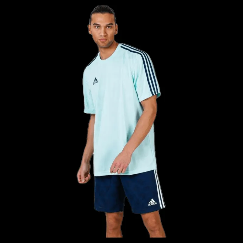 Clearance adidas Tango Jaquard Jersey Blue/Green Blå