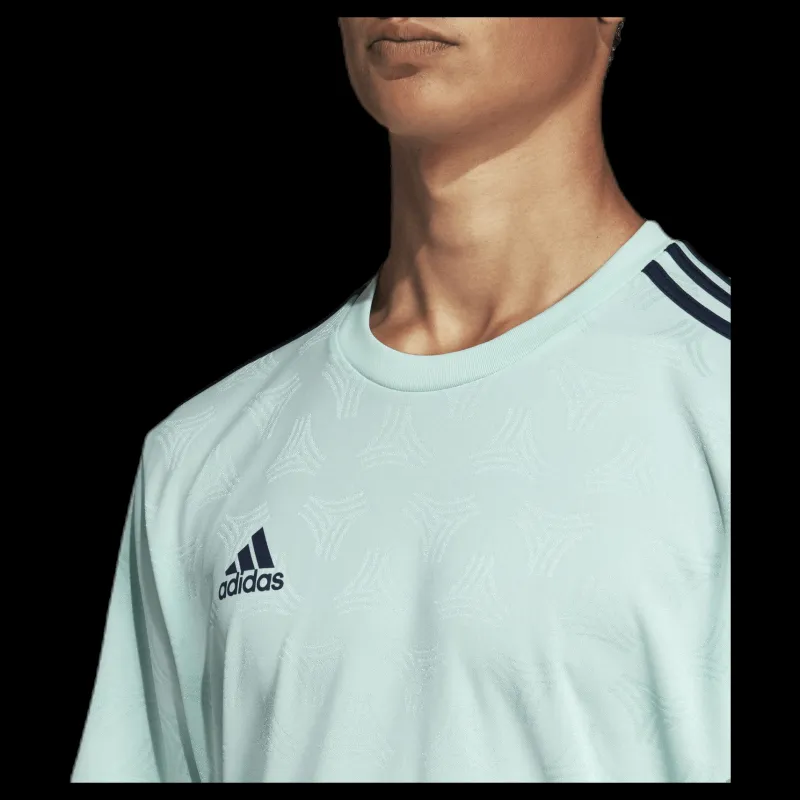 Clearance adidas Tango Jaquard Jersey Blue/Green Blå