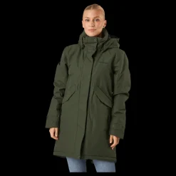 Didriksons Tanja Wns Parka 6 Green Grön Discount