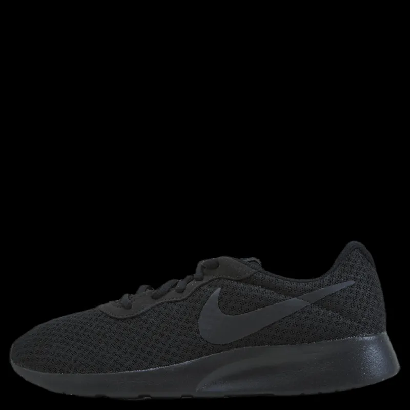 Nike Tanjun Women's Shoe Black/black-white Svart Clearance