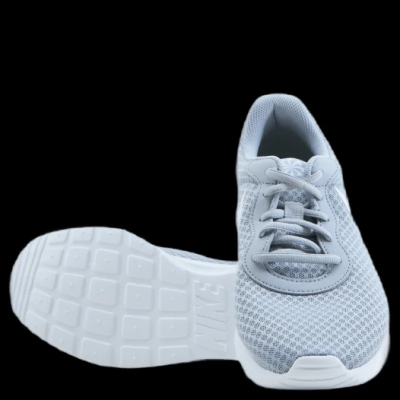 Clearance Nike Tanjun Women's Shoes WOLF GREY/WHITE-BARELY VOLT-BLACK Grå