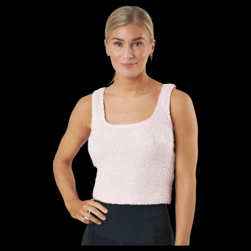 Outlet Calvin Klein Tank Barely Pink Vit