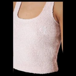 Outlet Calvin Klein Tank Barely Pink Vit