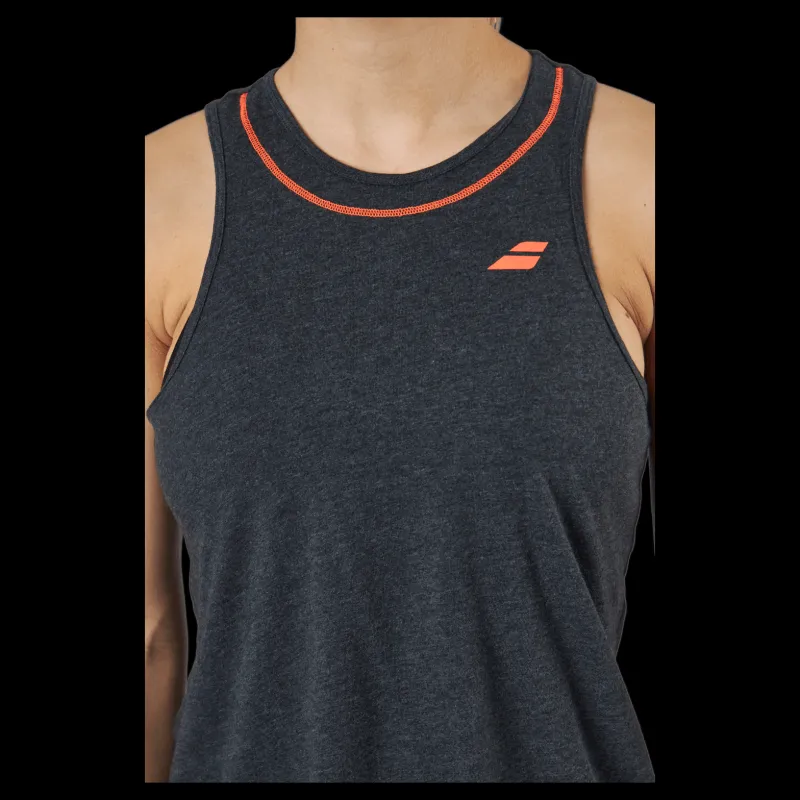 Babolat Tank Cotton Women Black Svart New