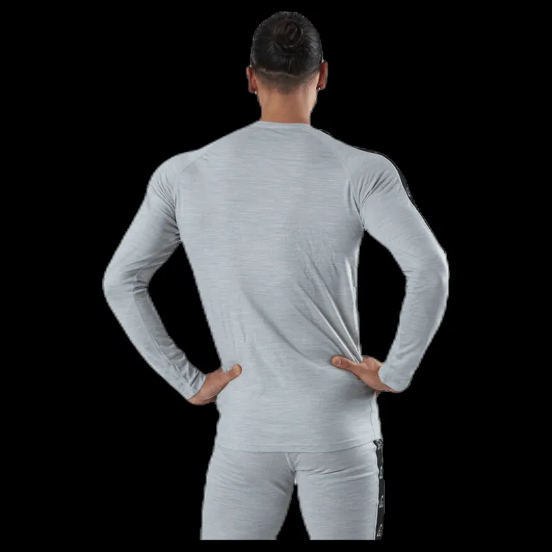 Bula Tape Merino Wool Crew Grey Grå Sale