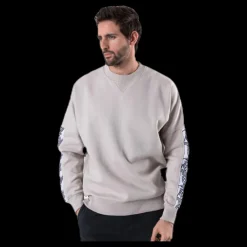 Sale Umbro Taped Drop Shoulder Sweat Beige