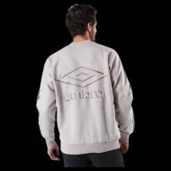 Sale Umbro Taped Drop Shoulder Sweat Beige