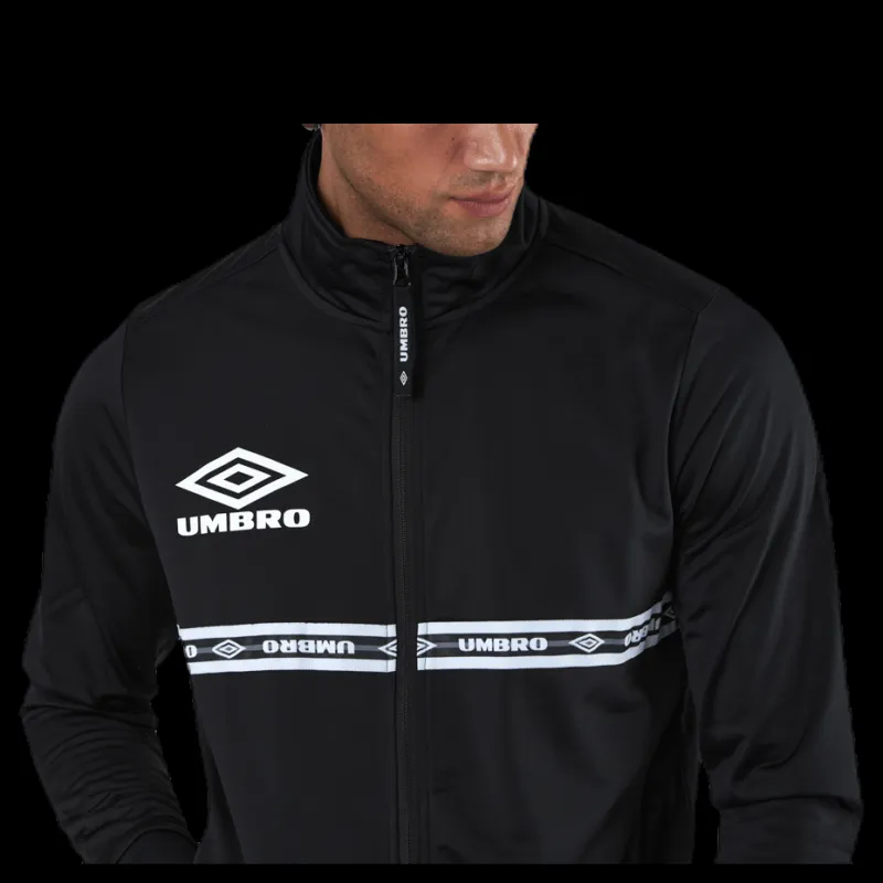 Umbro Taped Track Top Black Svart Online