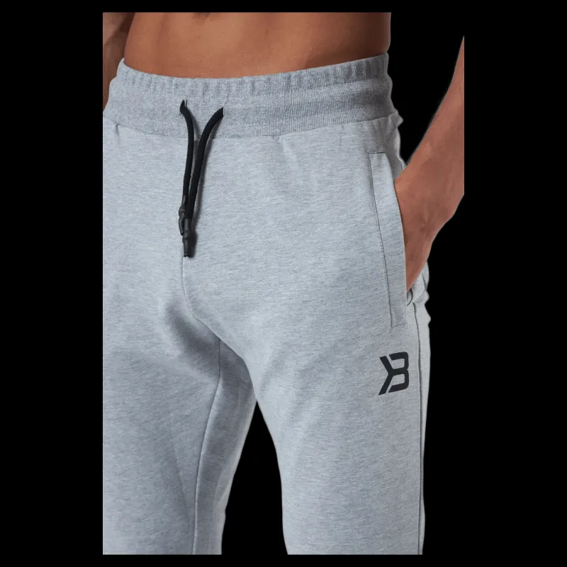 Better Bodies Tapered Joggers V2 Light Grey Melange Grå Best