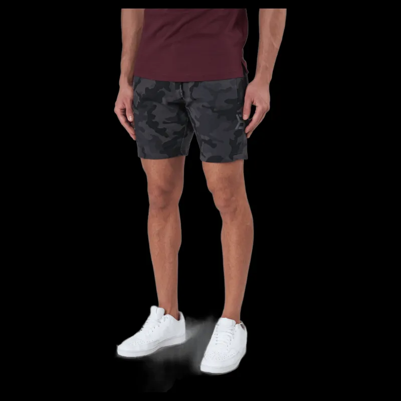 Clearance Better Bodies Tapered Sweatshorts Dark Camo Svart