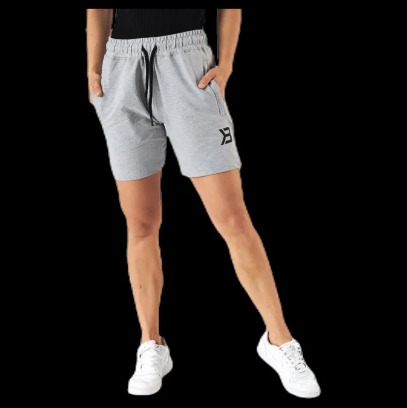New Better Bodies Tapered Sweatshorts Grey Grå