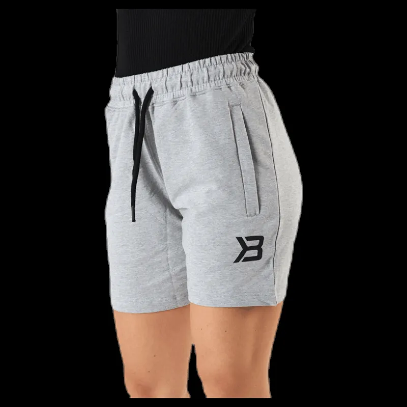 New Better Bodies Tapered Sweatshorts Grey Grå
