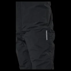 New Didriksons Tarfala Kids Pants 5 Black Svart