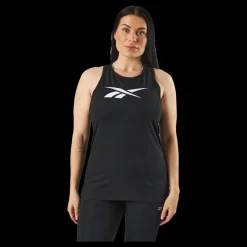 Sale Reebok TE Graphic Vector Tank Black Svart