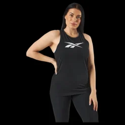 Sale Reebok TE Graphic Vector Tank Black Svart