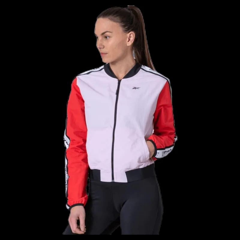 Reebok Te Myt Woven Jkt Ts Pink/Red Svart Discount
