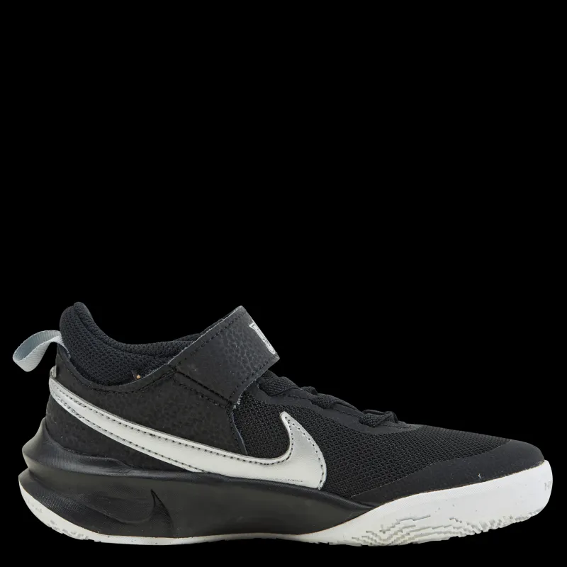Nike Team Hustle D 10 Little Kids' Shoes BLACK/METALLIC SILVER-VOLT-WHITE Svart Best