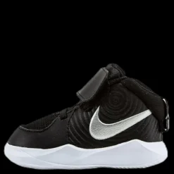Hot Nike Team Hustle D9 TD Black/Silver Svart