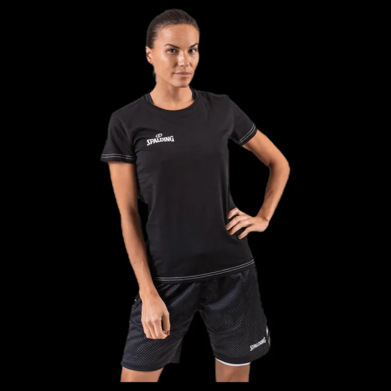 Spalding Team II T-Shirt 4her Black Svart