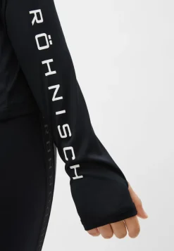 Outlet Röhnisch Team Logo Long Sleeve Black Svart