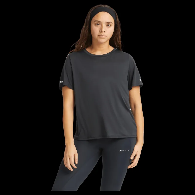 Röhnisch Team Logo Tee Black Svart Clearance