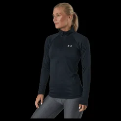 Under Armour Tech 1/2 Zip - Solid Black Svart Hot