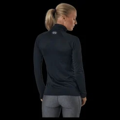 Under Armour Tech 1/2 Zip - Solid Black Svart Hot