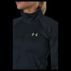 Under Armour Tech 1/2 Zip - Solid Black Svart Hot