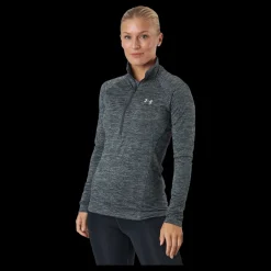 Under Armour Tech 1/2 Zip - Twist Jet Gray Grå Discount