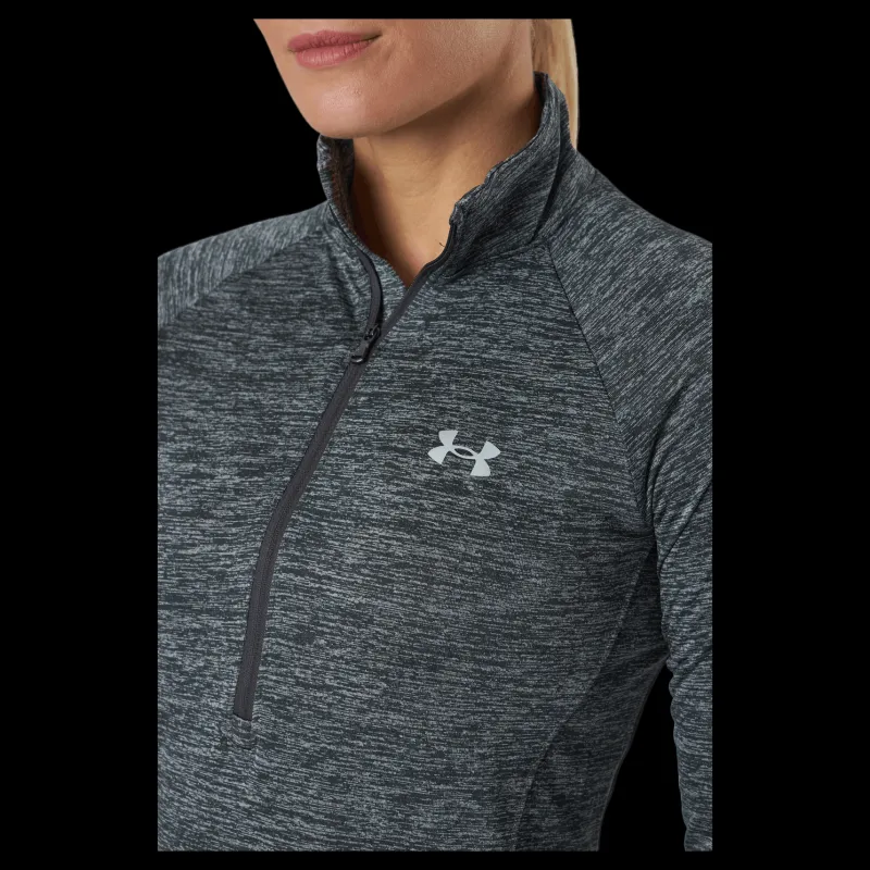 Under Armour Tech 1/2 Zip - Twist Jet Gray Grå Discount