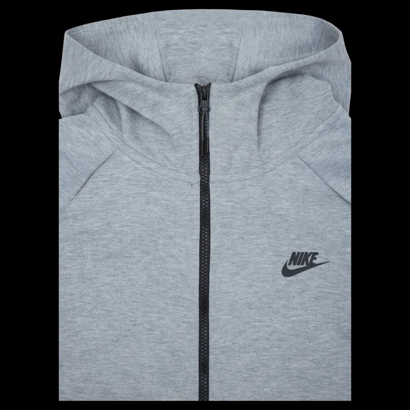 Nike Tech Fleece Hoodie Fz Dk Grå Best