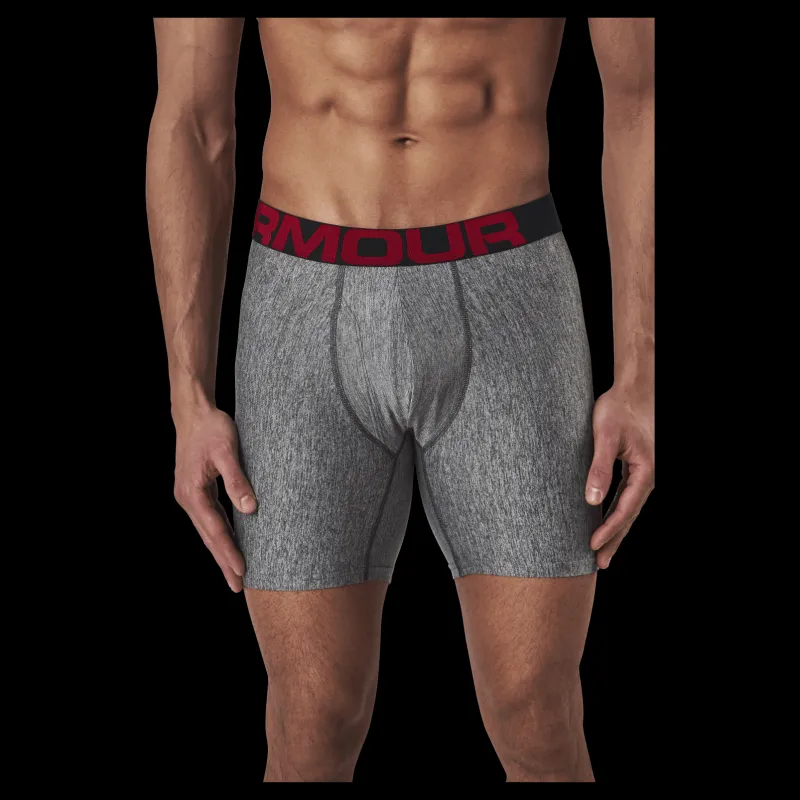 Under Armour Tech 6in 2 Pack Grey Grå Outlet
