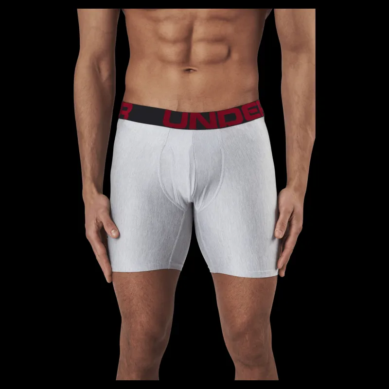 Under Armour Tech 6in 2 Pack Grey Grå Outlet