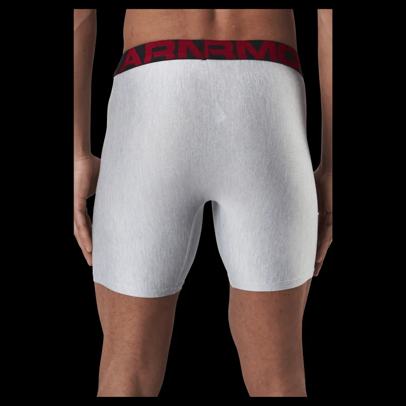 Under Armour Tech 6in 2 Pack Grey Grå Outlet