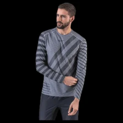 Nike Tech Knit Cool LS Black/Grey Grå Discount