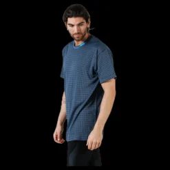 New Nike Tech Pack Grid Tee Blue/Black Blå