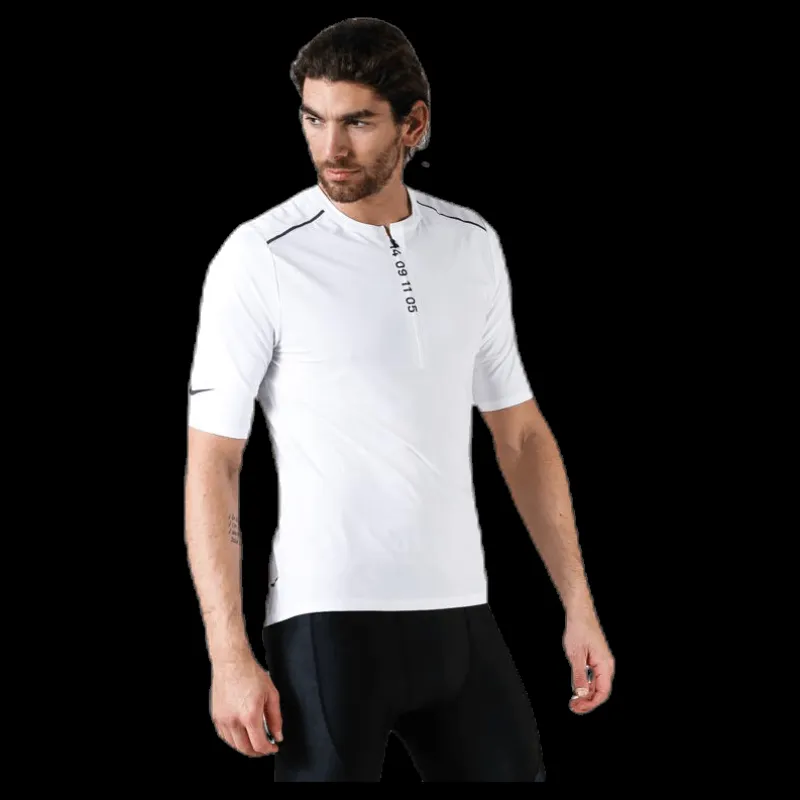 Nike Tech Pack HZ SS Top White Vit New