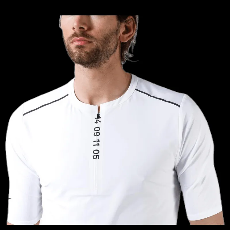 Nike Tech Pack HZ SS Top White Vit New
