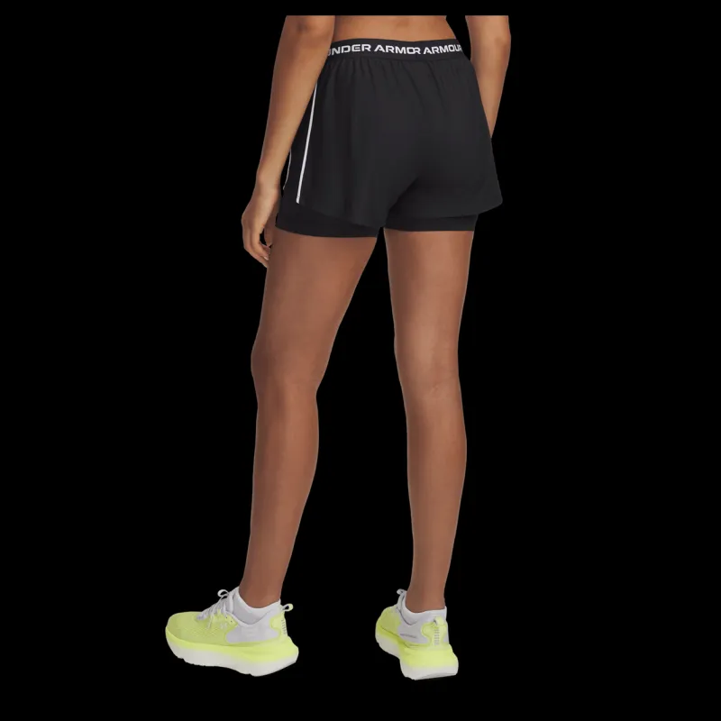 Under Armour Tech Play Up 2in1 Shorts Black Svart