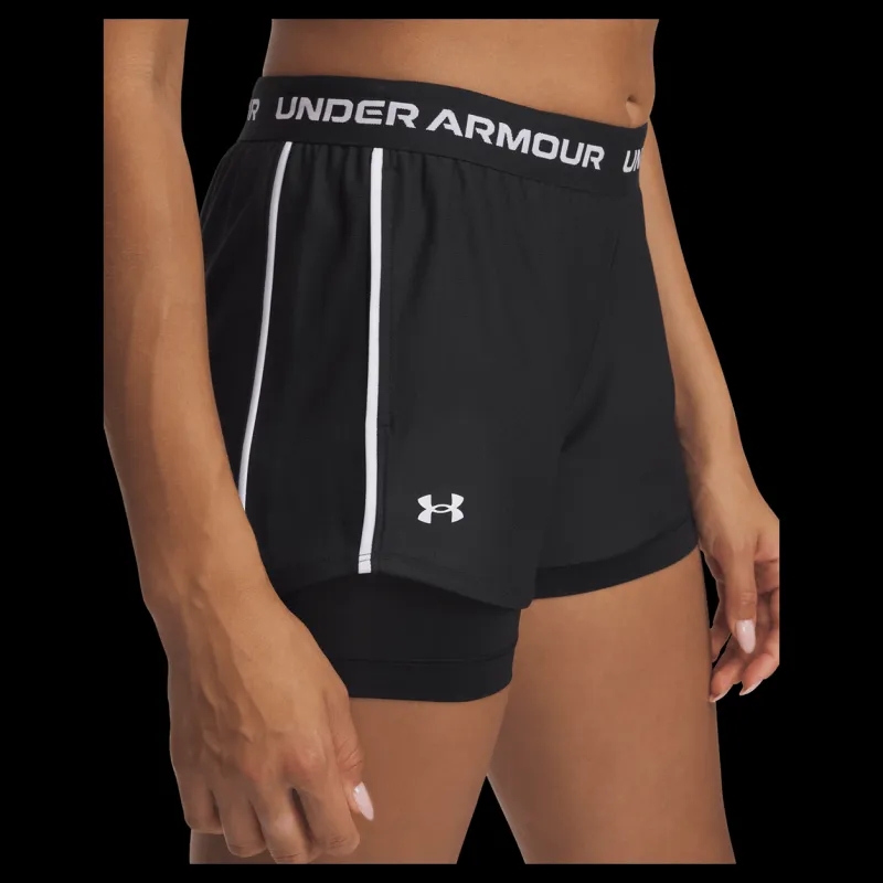Under Armour Tech Play Up 2in1 Shorts Black Svart