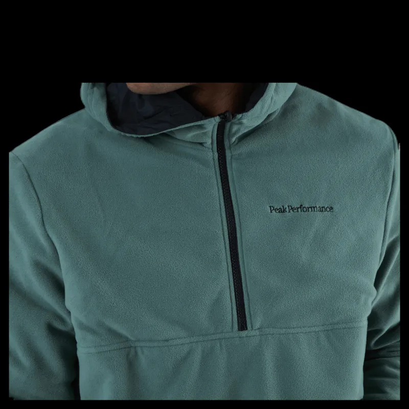 Sale Peak Performance Tech Soft Reverse Hood Black/Green Svart och Grön
